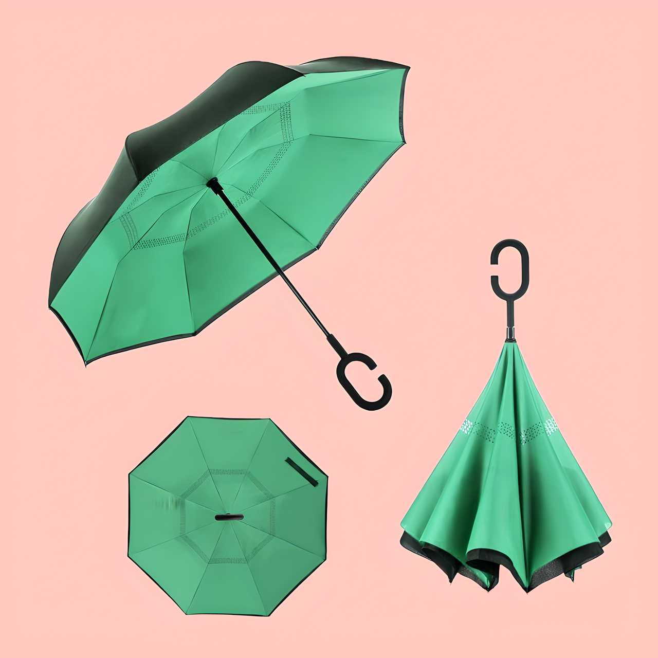 Double Layer Inverted Reversible Umbrella | vasanisha.in