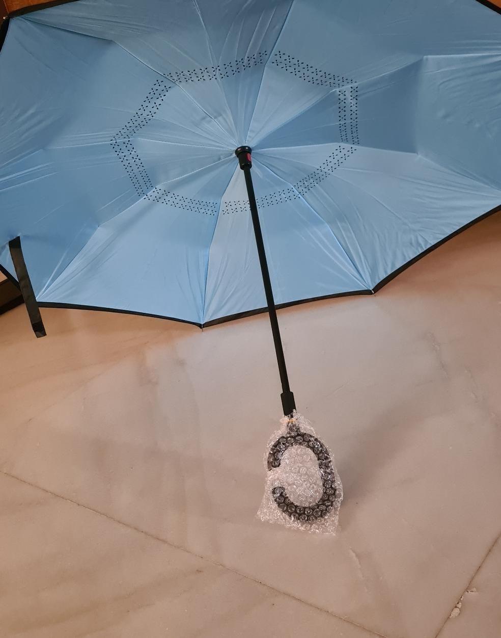 Double Layer Inverted Reversible Umbrella | vasanisha.in